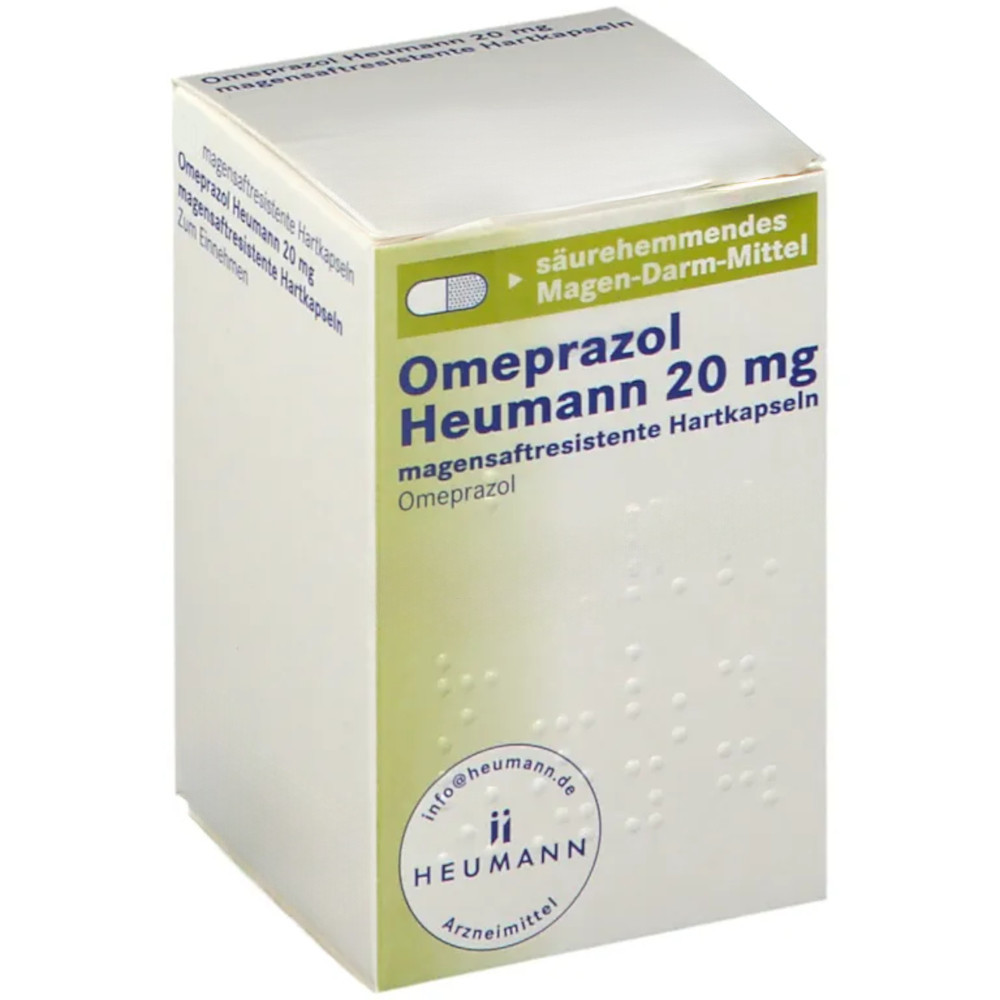 Omeprazol Heumann 20mg 50 St Magensaftresistente Hartkapseln