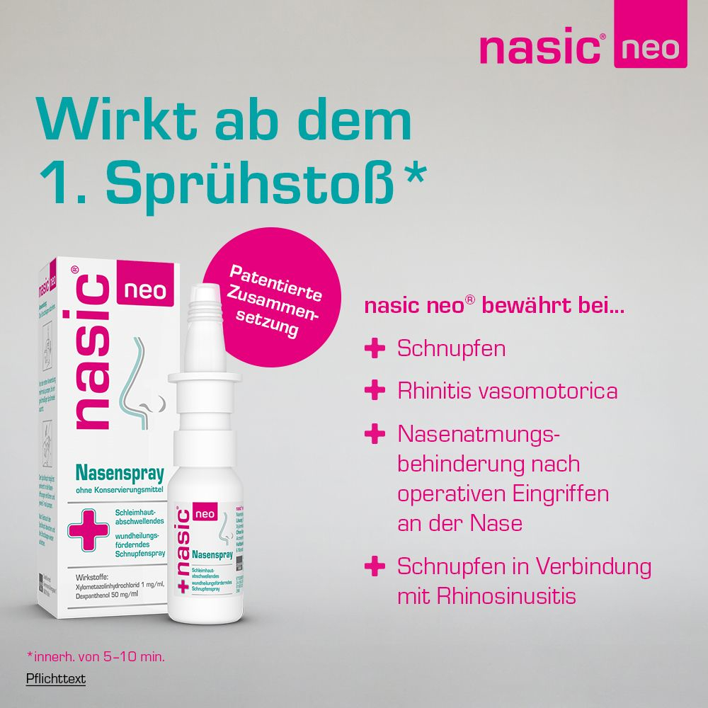 nasic neo Nasenspray 10 ml Nasenspray