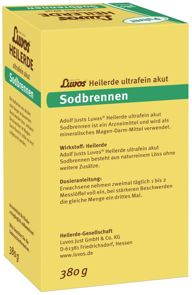 Luvos HEILERDE ultrafein akut Sodbrennen 380 g Pulver