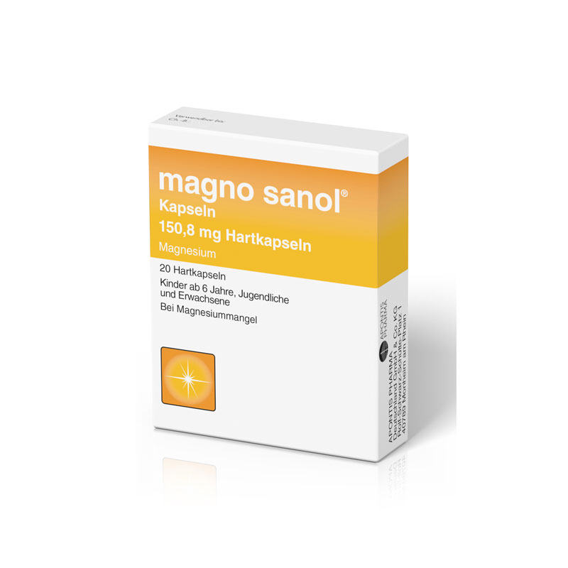 magno sanol 150,8 mg 20 St Hartkapseln