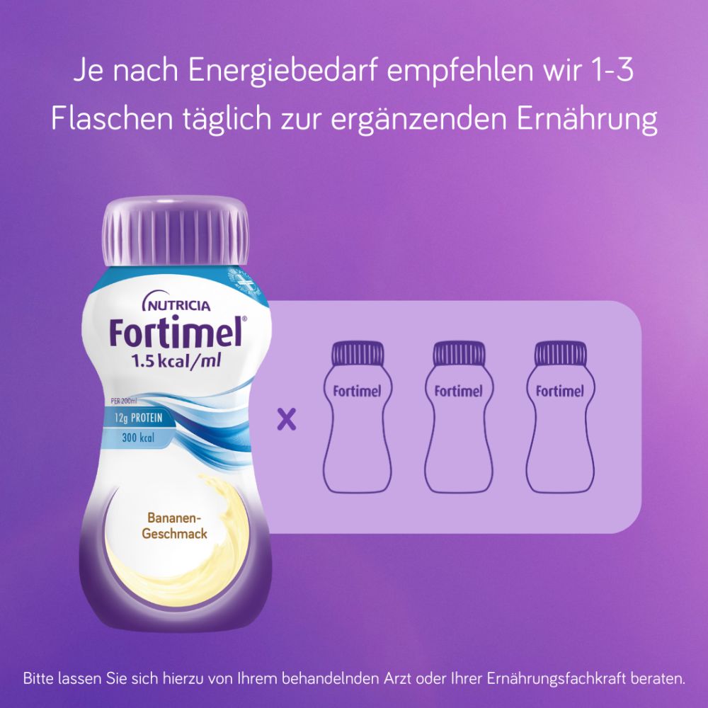Fortimel 1,5 kcal/ml Bananen-Geschmack 32X200 ml Flüssigkeit