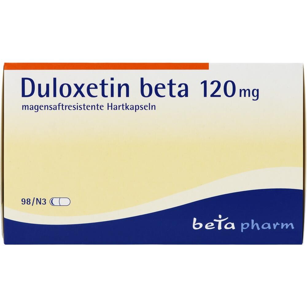 Duloxetin beta 120 mg 98 St Magensaftresistente Hartkapseln
