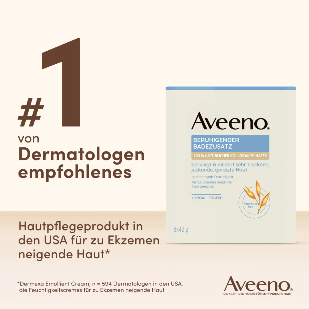 Aveeno Beruhigender Badezusatz  8X42 g Bad