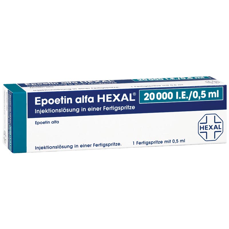 Epoetin alfa HEXAL 20000 I.E./0,5ml 1 St Fertigspritzen