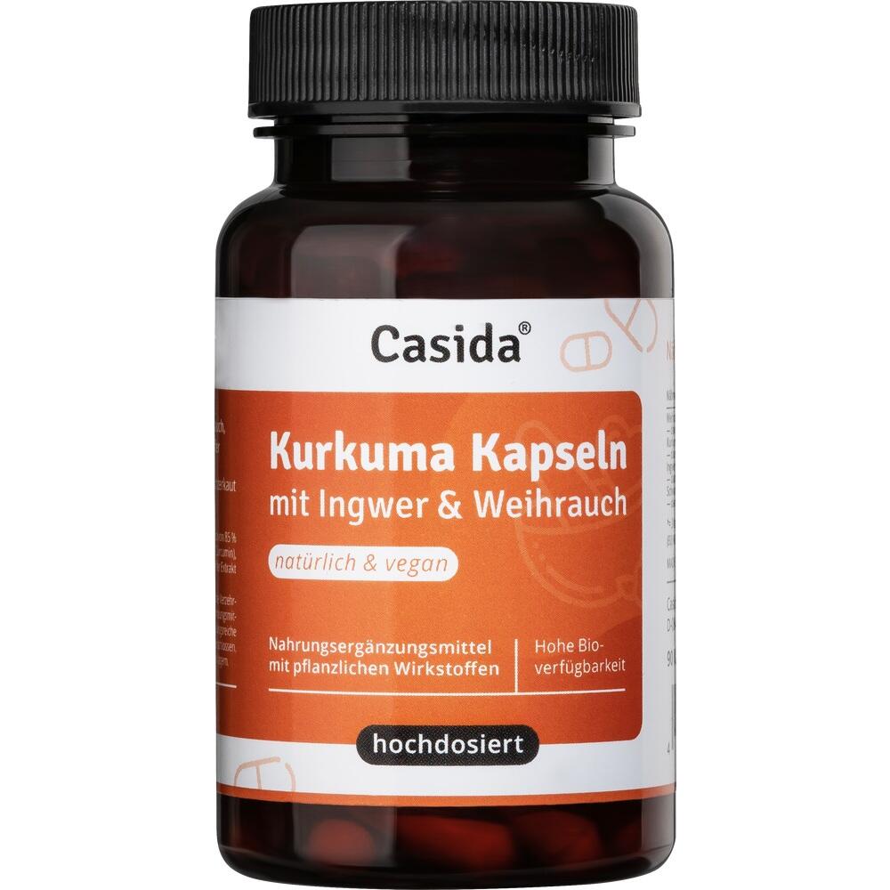Casida Kurkuma Kapseln mit Ingwer & Weihrauch 90 St Kapseln