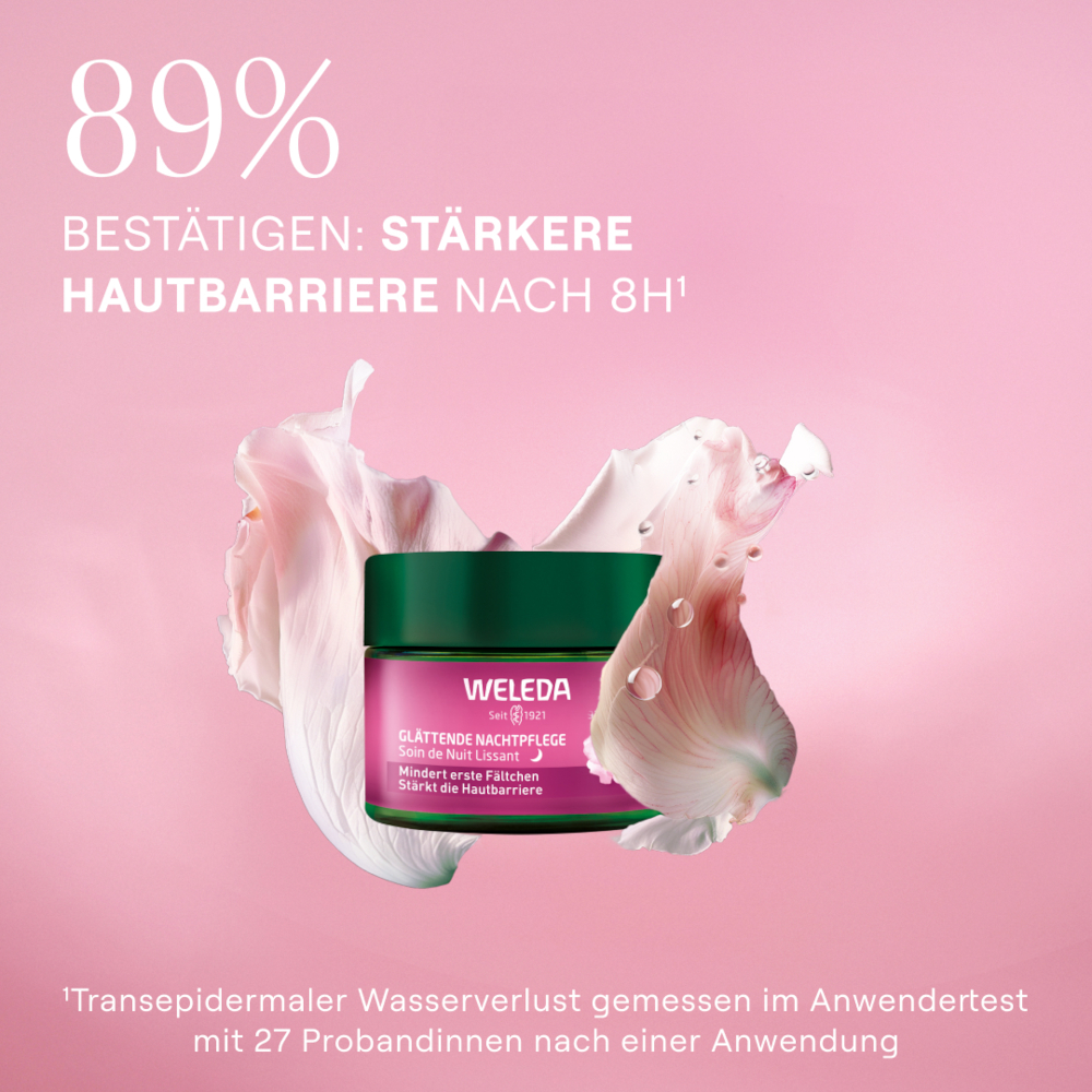 WELEDA Glättende Tagespflege Wildrose & Weisser Tee 40 ml Creme