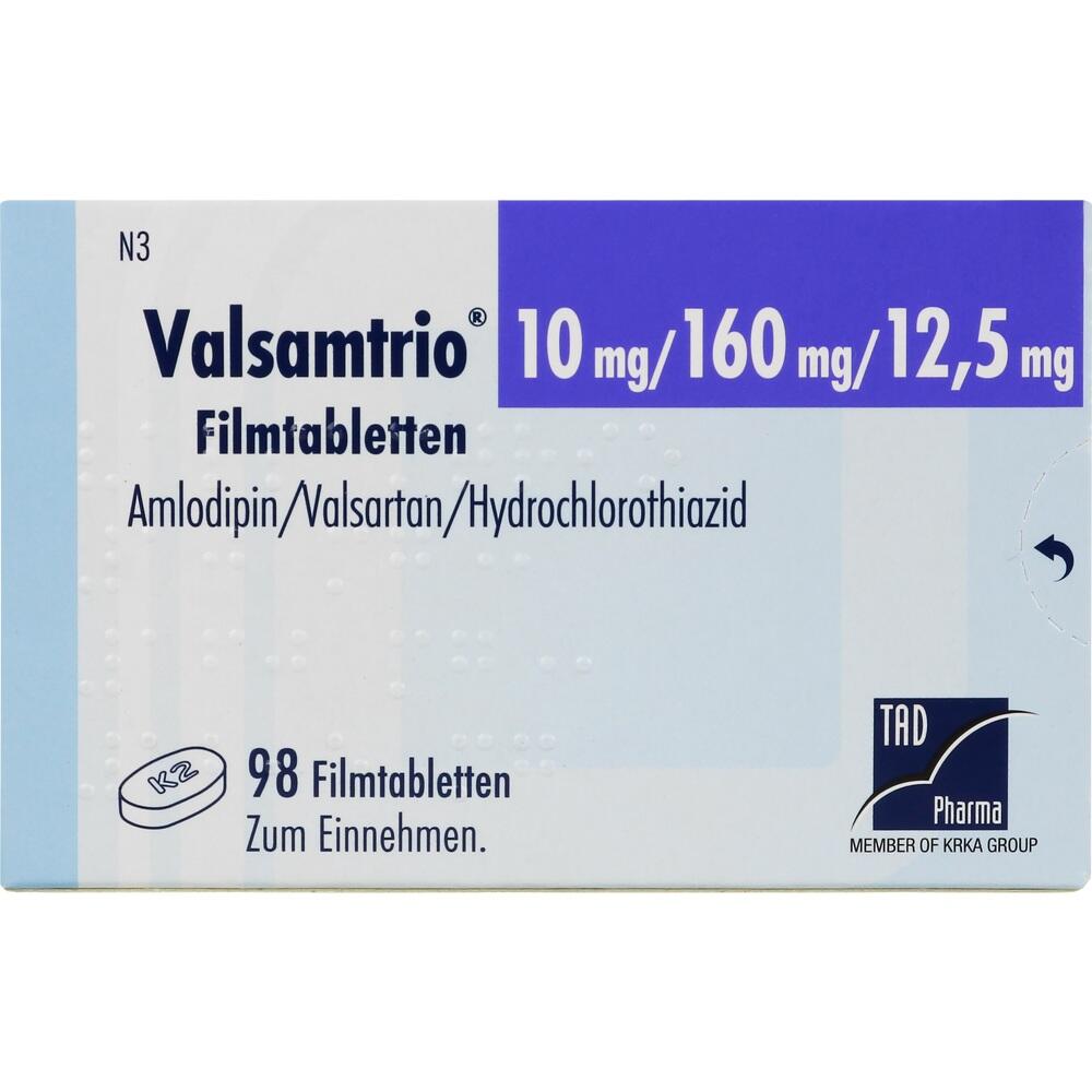 Valsamtrio 10 mg/160 mg/12,5 mg 98 St Filmtabletten