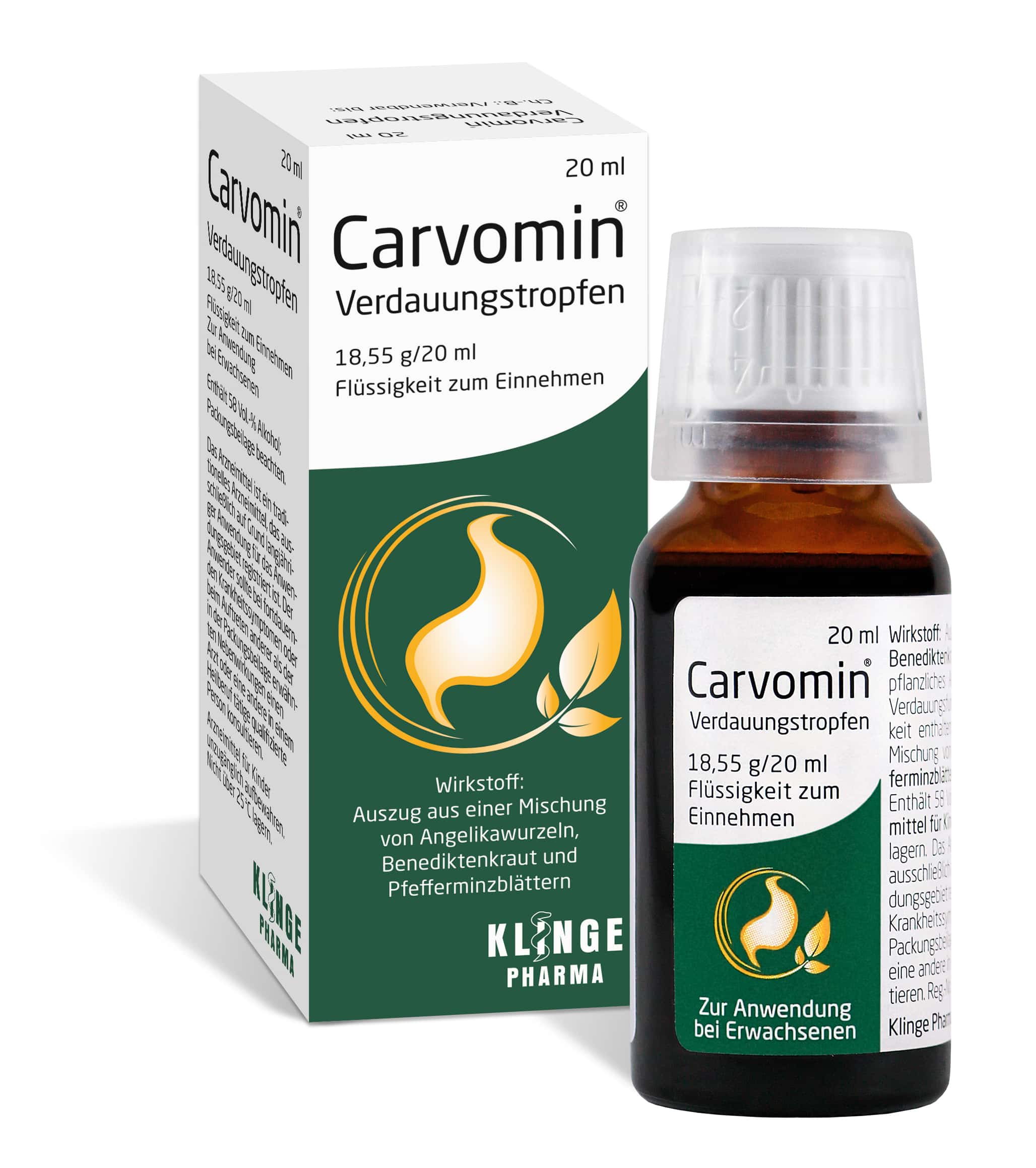 Carvomin Verdauungstropfen 20 ml Flüssigkeit zum Einnehmen