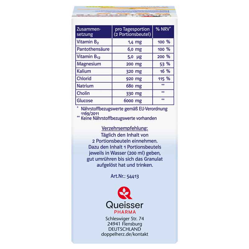 Doppelherz system ELEKTROLYTE RECHARGE 20 St Granulat