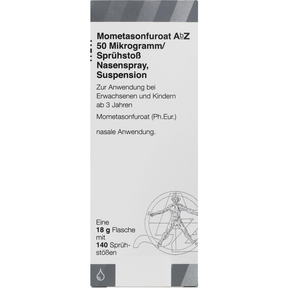 Mometasonfuroat AbZ 50 Mikrogramm/Sprühstoß 18 g Nasendosierspray