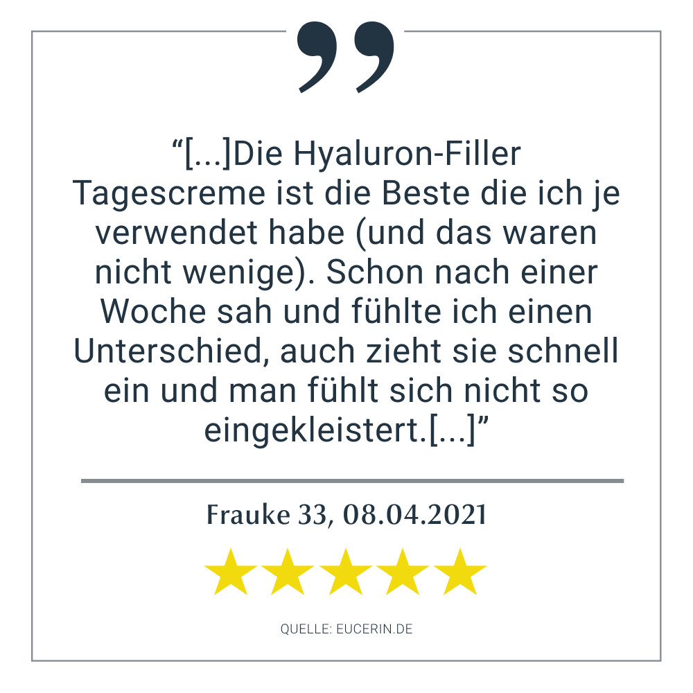 Eucerin Anti-Age HYALURON-FILLER Tagespflege und Nachtpflege Routine Set 1 Sparset