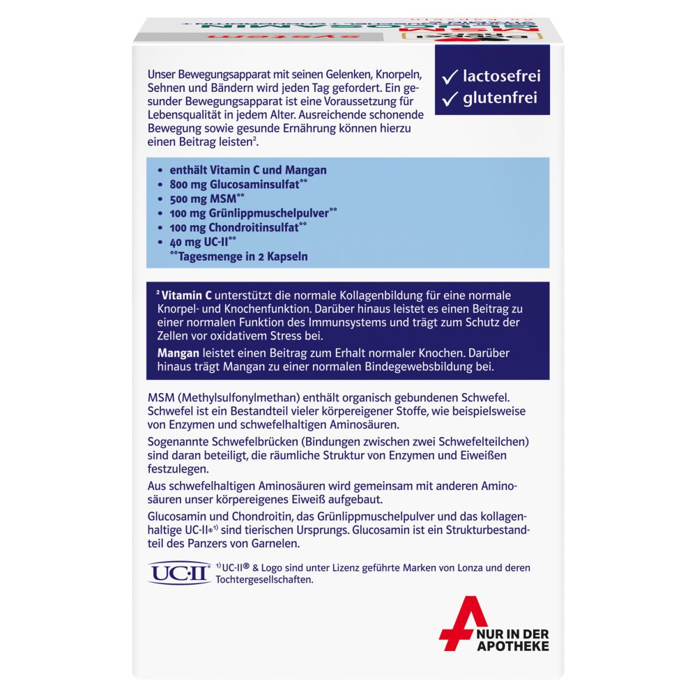 Doppelherz system MSM GLUCOSAMIN  60 St Kapseln