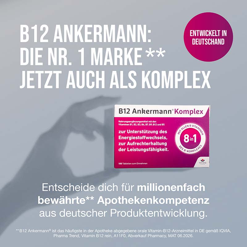 B12 Ankermann Komplex 60 St Überzogene Tabletten