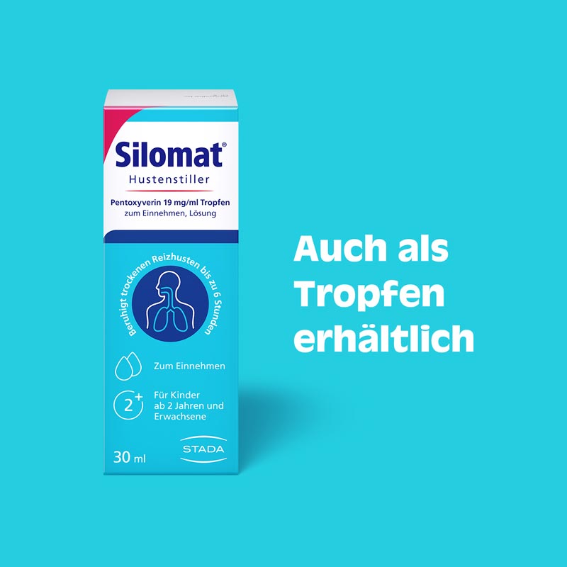 Silomat Hustenstiller Pentoxyverin 1,35mg/ml Saft  100 ml Lösung zum Einnehmen