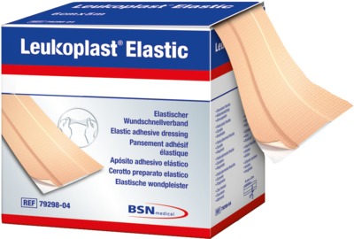 LEUKOPLAST Elastic Pflaster 4 cmx5 m Rolle 1 St Pflaster