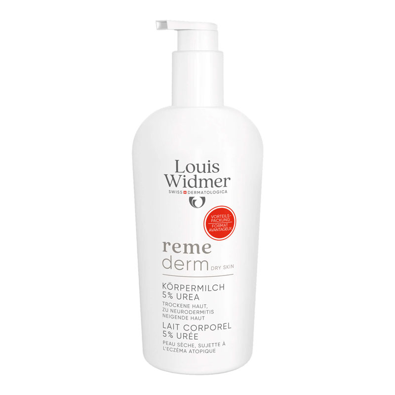 Louis Widmer reme derm KÖRPERMILCH 5% UREA  400 ml Milch