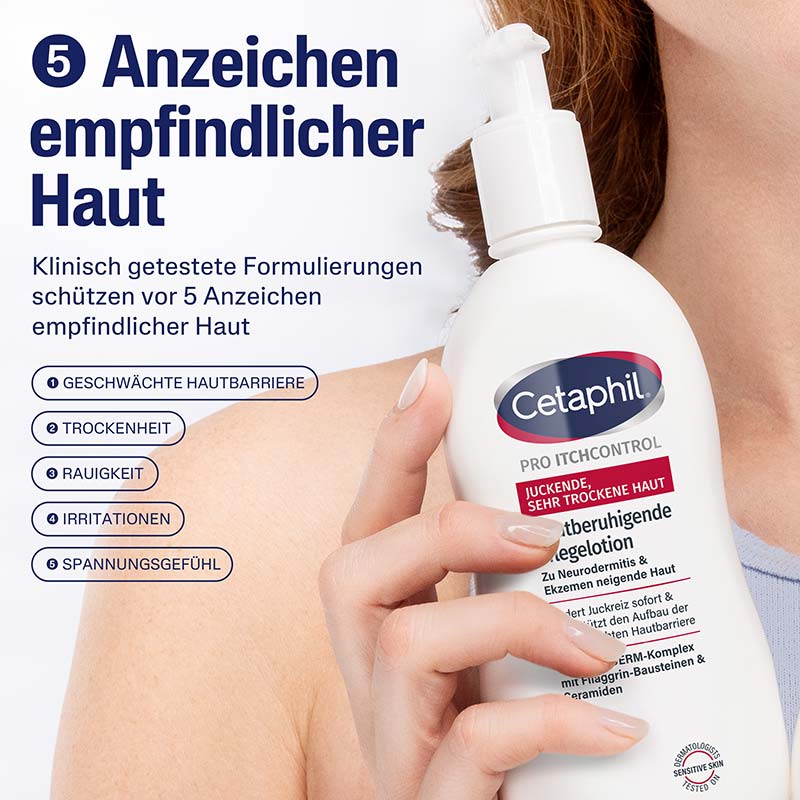 Cetaphil PRO ITCHCONTROL Hautberuhigende Pflegelotion 295 ml Lotion