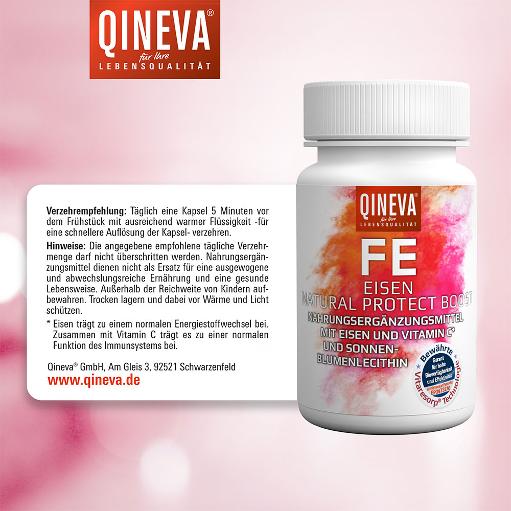 QINEVA FE EISEN 30 St Hartkapseln