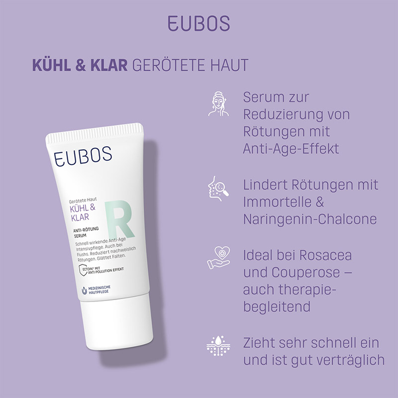 EUBOS KÜHL & KLAR Anti-Rötung Serum 30 ml Konzentrat