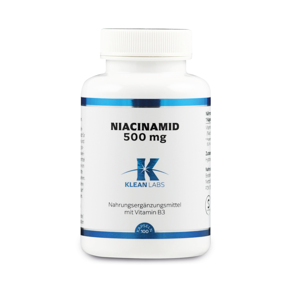 KLEAN LABS NIACINAMID 500mg 100 St Kapseln