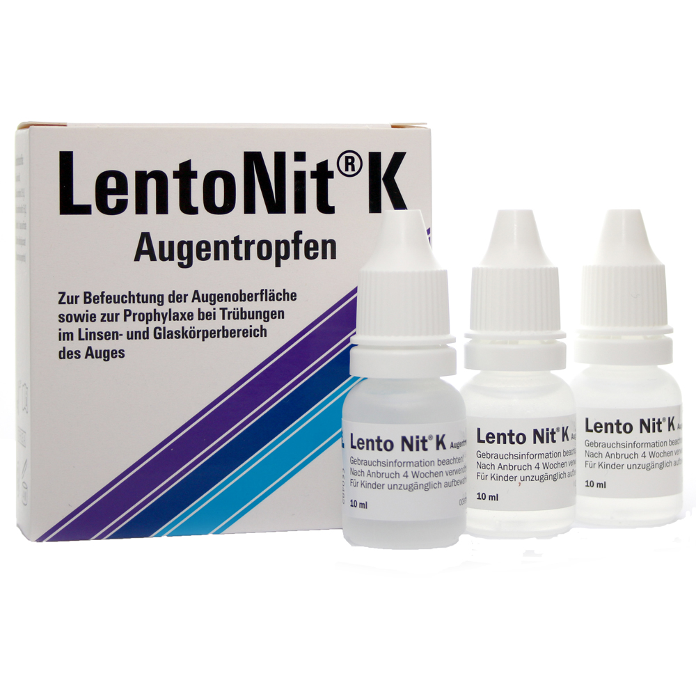 LENTO NIT K Augentropfen 3X10 ml Augentropfen