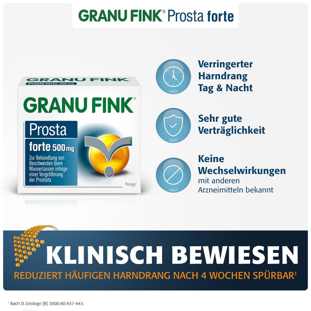 GRANU FINK Prosta forte 500mg 80 St Hartkapseln
