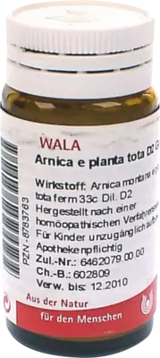 Arnica e planta tota D2 Globuli 20 g Globuli