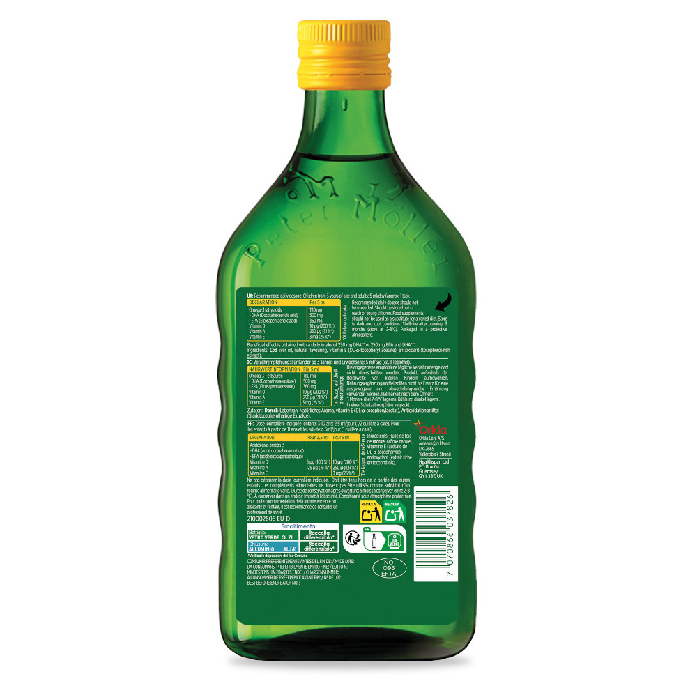 MÖLLERS OMEGA-3 ZITRONEN-GESCHMACK 500 ml Öl