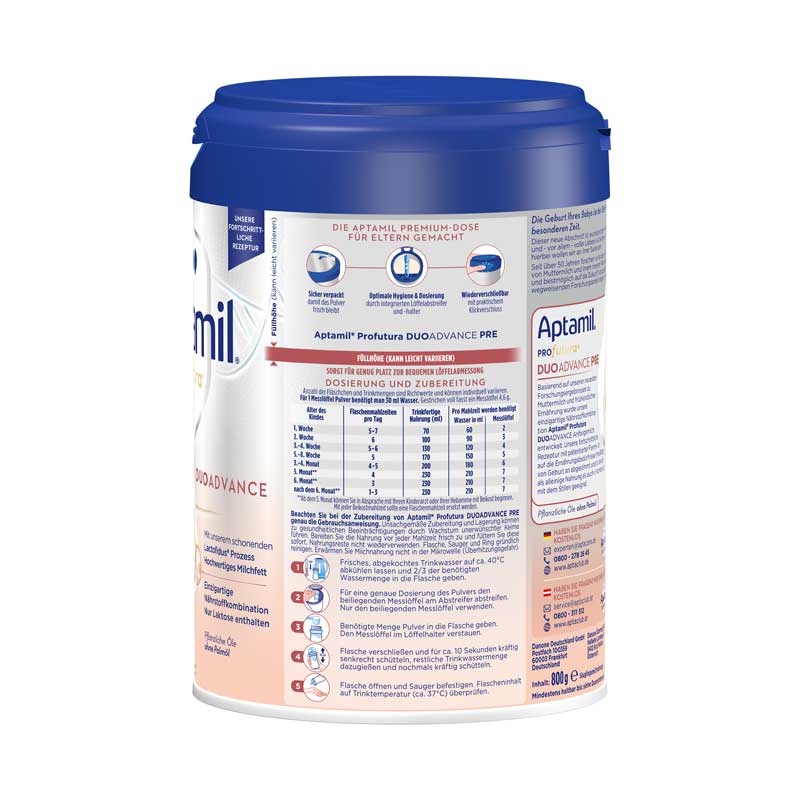 Aptamil PROfutura DUOADVANCE PRE 800 g Pulver