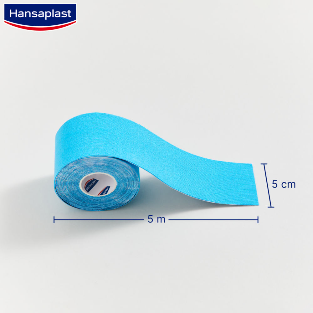 Hansaplast Kinesiologie Tape blau 1 St Bandage