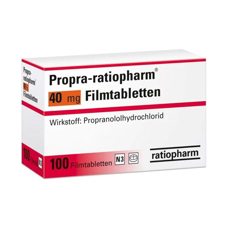 Propra-ratiopharm 40mg 100 St Filmtabletten