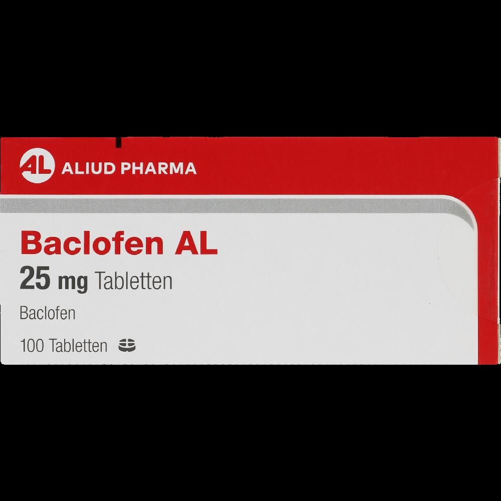BACLOFEN AL 25 mg Tabletten 100 St Tabletten