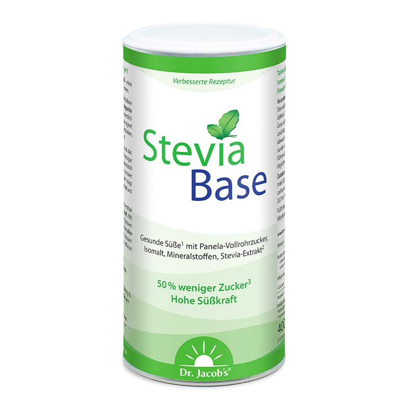 Dr. Jacob's SteviaBase Zuckerersatz Erythrit Xylit Stevia
