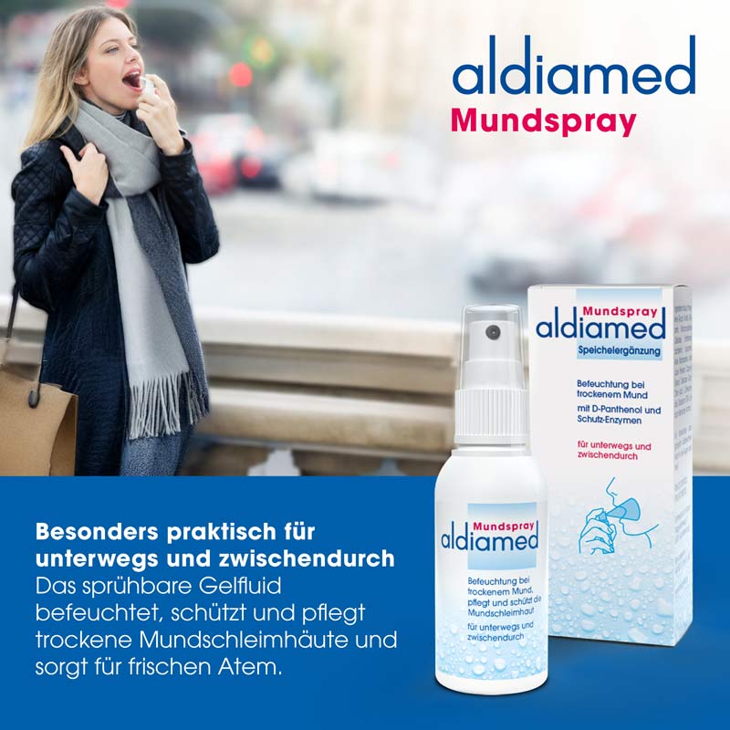 aldiamed Mundspray zur Speichelergänzung    50 ml Spray