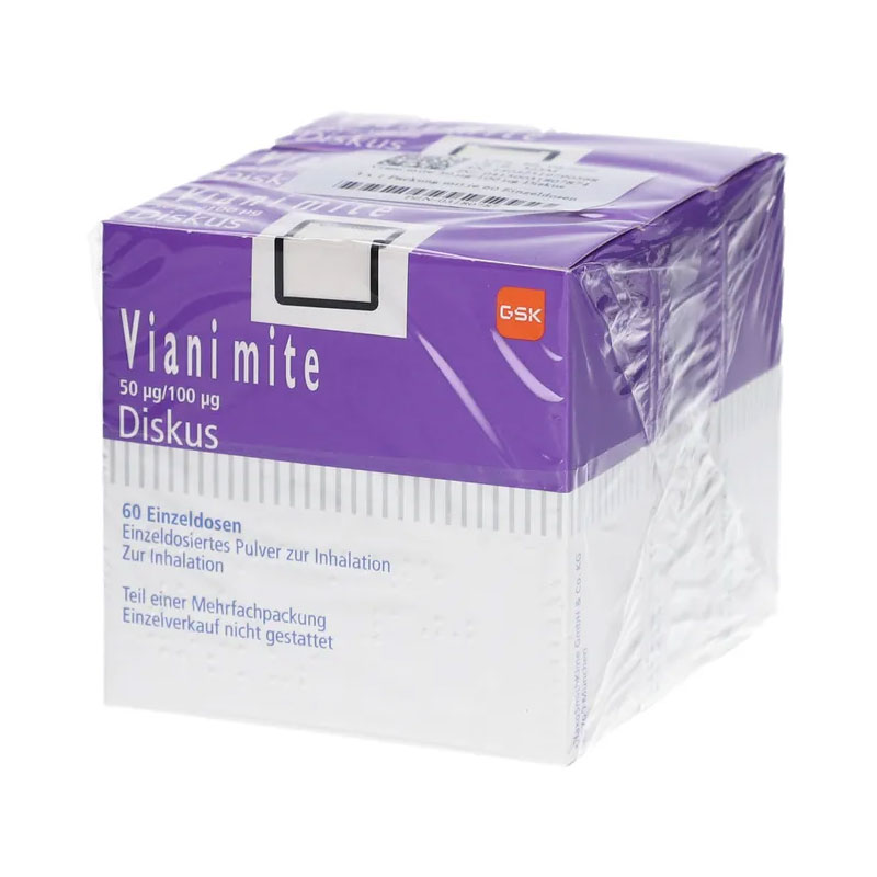 Viani mite 50μg/100μg Diskus 3X60 St Inhalationspulver