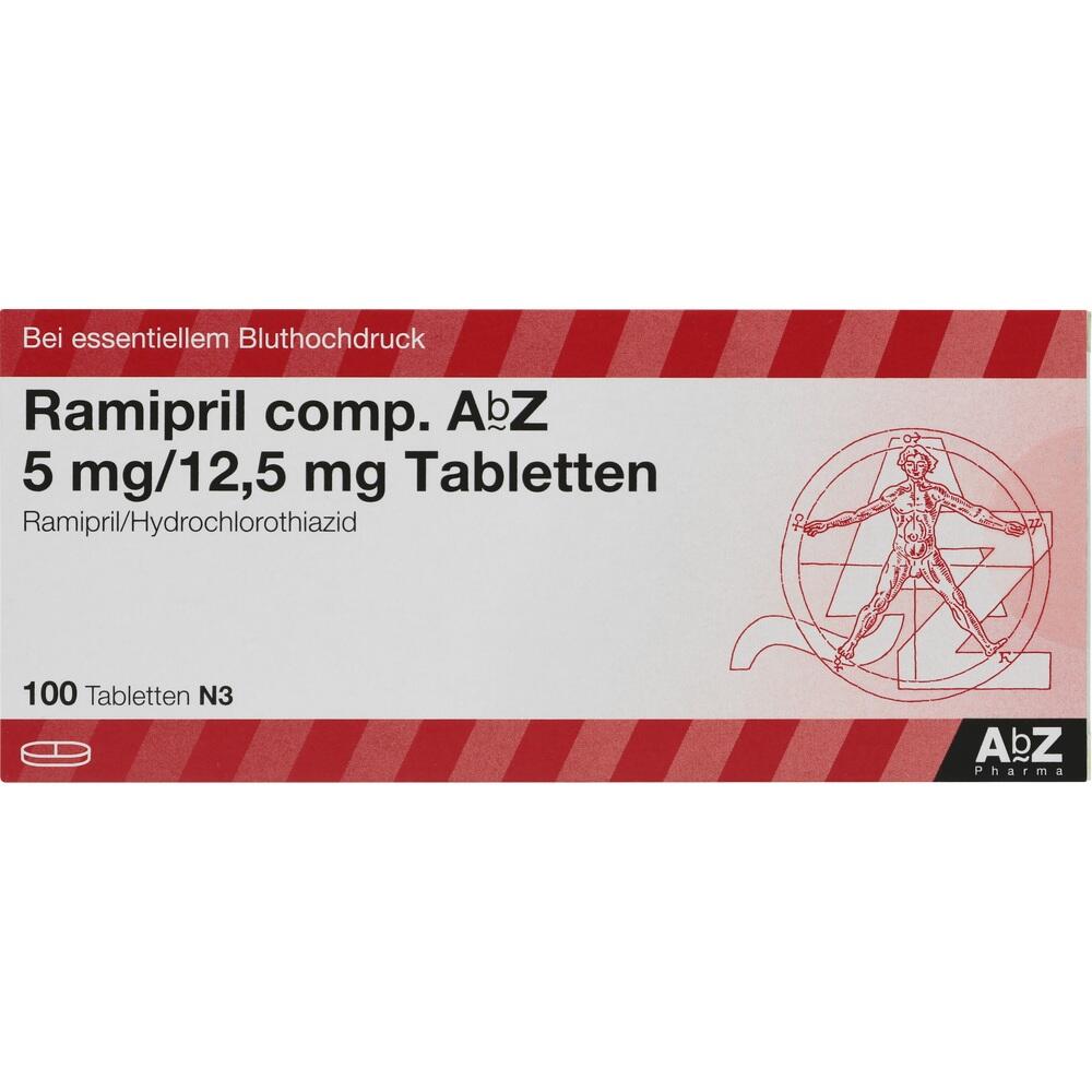 Ramipril comp. AbZ 5mg/12,5mg 100 St Tabletten