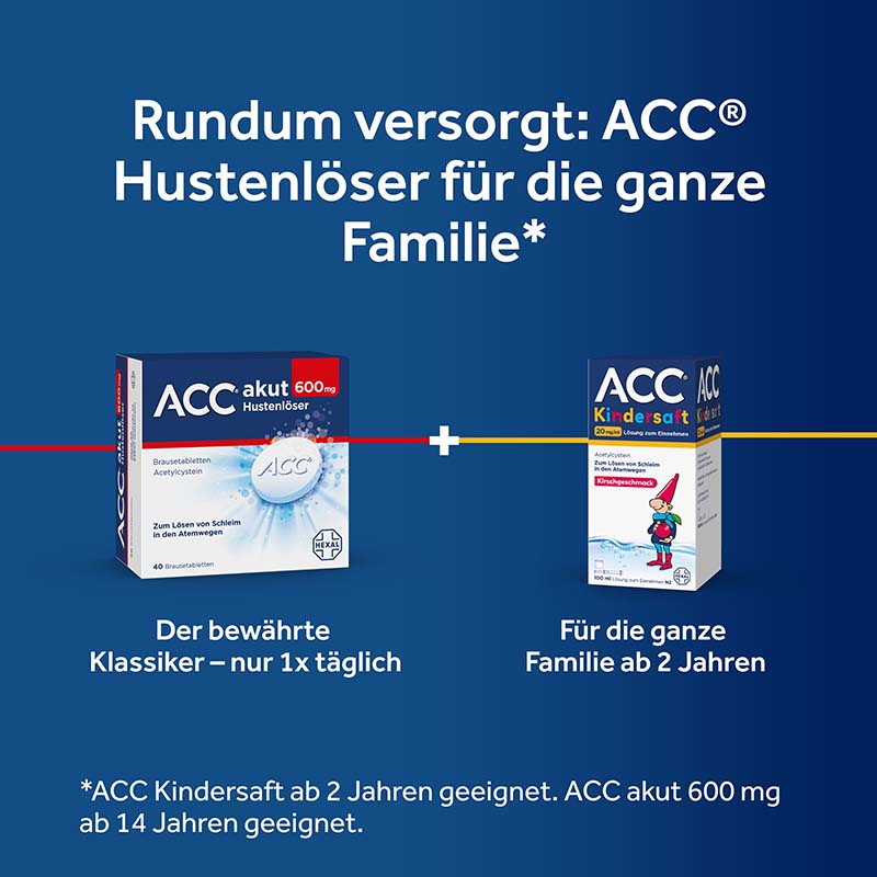 ACC akut 600 mg Hustenl&ouml;ser 40 St Brausetabletten