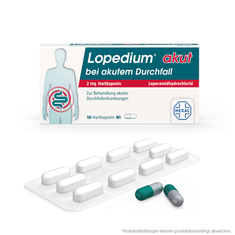 Lopedium akut 10 St Hartkapseln