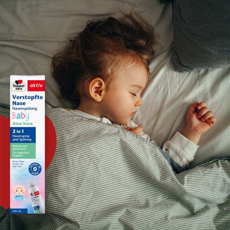 Doppelherz aktiv Verstopfte Nase Nasenspülung Baby 120 ml Spüllösung