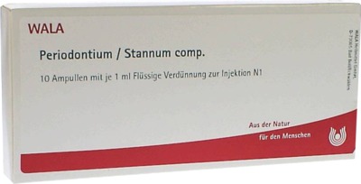 WALA Periodontium/Stannum comp. 10X1 ml Ampullen