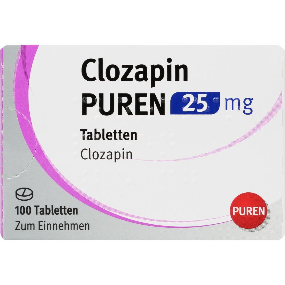 Clozapin PUREN 25 mg 100 St Tabletten