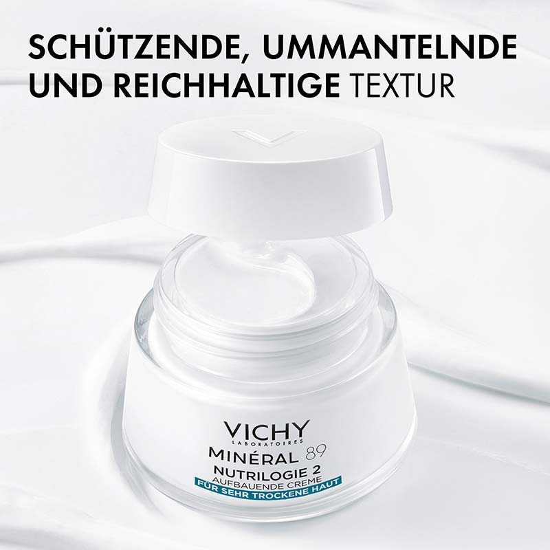 VICHY MINÉRAL 89 NUTRILOGIE 2 AUFBAUENDE CREME FÜR SEHR TROCKENE HAUT 50 ml Creme