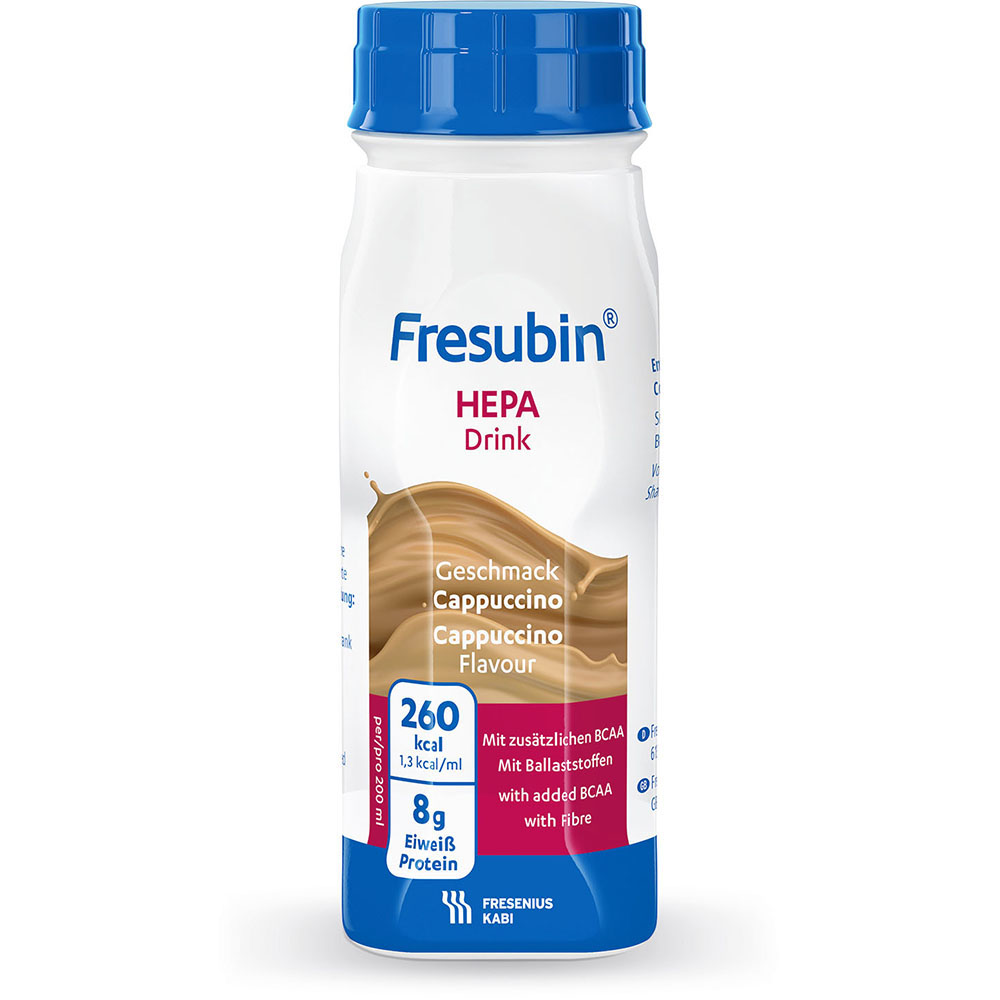 Fresubin hepa Trinknahrung Cappuccino 6X4X200 ml Lösung