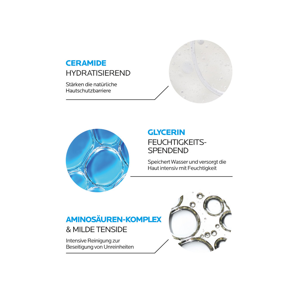 LA ROCHE-POSAY TOLERIANE GEL zu SCHAUM CLEANSER 400 ml Gel