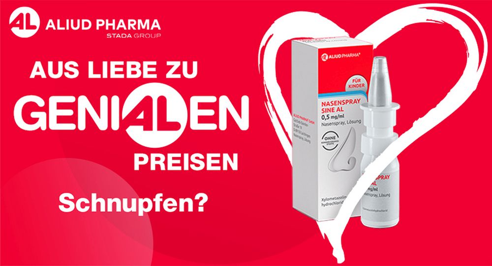 Nasenspray sine AL 1 mg / ml bei Schnupfen, konservierungsmittelfrei