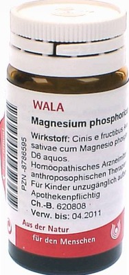 Magnesium phosphoricum cum cinere Avenae D 6 20 g Globuli