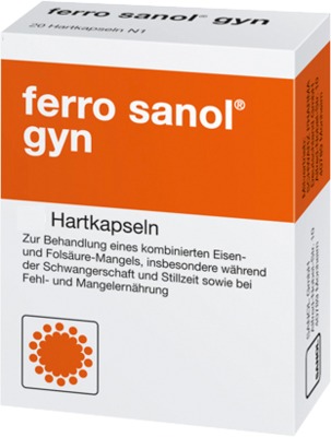 Ferro sanol gyn 100 St Hartkapseln mit magensaftresistent überzogenen Pellets