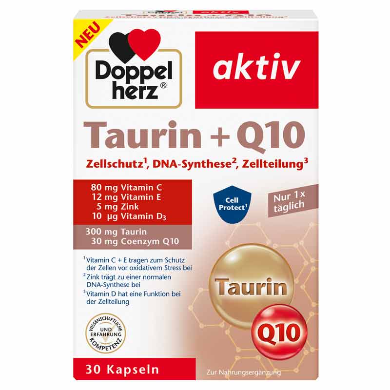 Doppelherz aktiv Taurin + Q10 30 St Kapseln