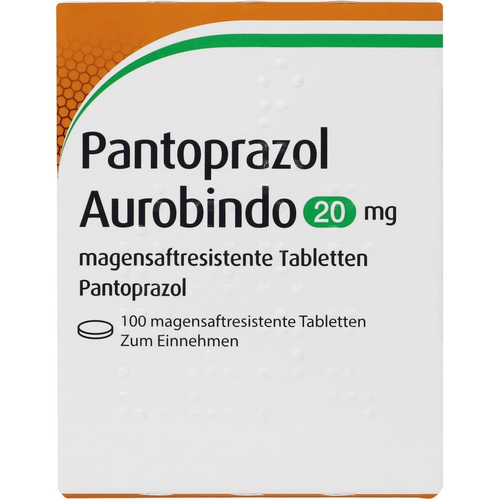 Pantoprazol Aurobindo 20mg 100 St Tabletten magensaftresistent