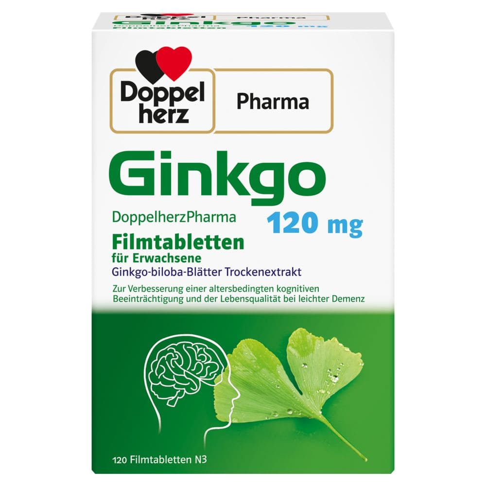 Doppelherz Pharma Ginkgo 120mg 120 St Filmtabletten